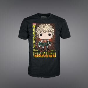 Mens Medium MHA My Hero Academia Katsuki Bakugo Funko Exclusive Tee Shirt